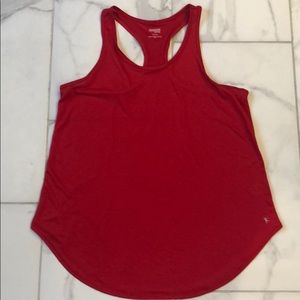 Danskin dry fit razor back red tank